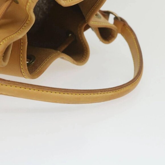 LOUIS VUITTON Nomad Mini Noe Hand Bag Leather Beige M43528 LV Auth ki3759V - Picture 10 of 16